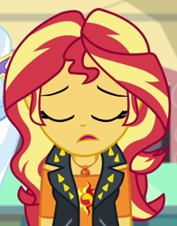 Size: 756x962 | Tagged: safe, imported from derpibooru, screencap, sunset shimmer, equestria girls, equestria girls series, forgotten friendship, cropped, geode of empathy, magical geodes