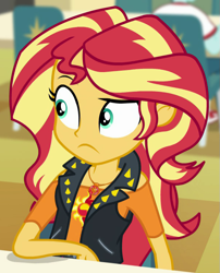 Size: 599x742 | Tagged: safe, imported from derpibooru, screencap, sunset shimmer, equestria girls, equestria girls series, forgotten friendship, cropped, geode of empathy, magical geodes