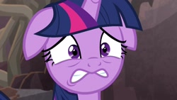 Size: 1920x1080 | Tagged: safe, imported from derpibooru, screencap, twilight sparkle, alicorn, pony, school raze, faic, female, floppy ears, sad, solo, twilight sparkle (alicorn)