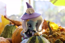 Size: 6000x4000 | Tagged: safe, artist:artofmagicpoland, imported from derpibooru, trixie, equestria girls, doll, equestria girls minis, female, hiding in fruit, nightmare night, solo, toy