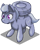 Size: 150x188 | Tagged: safe, artist:darkdoomer, imported from derpibooru, silver spoon, pony, cute, female, filly, isometric, pixel art, simple background, solo, transparent background