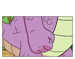 Size: 2084x1634 | Tagged: safe, artist:pony-berserker, imported from derpibooru, spike, dragon, 2018, arthur's fist, close-up, fist, male, meme, meme template, offscreen character, ponified meme, scales, solo, spike's fist, standing, template