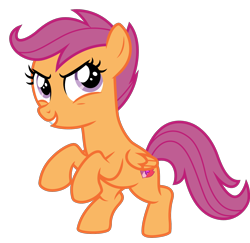 Size: 1778x1727 | Tagged: safe, artist:cloudy glow, artist:cloudyglow, artist:parclytaxel, imported from derpibooru, scootaloo, pegasus, pony, the washouts (episode), .ai available, bipedal, cropped, cute, cutealoo, female, filly, looking back, simple background, solo, transparent background, vector