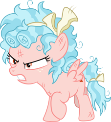 Size: 5487x6044 | Tagged: safe, artist:sinkbon, imported from derpibooru, cozy glow, pony, school raze, absurd resolution, angry, cozy glow is best facemaker, cozy glow is not amused, crazy glow, female, filly, foal, insanity, messy mane, raised hoof, simple background, solo, transparent background, vector, villainous breakdown