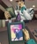 Size: 1637x1960 | Tagged: safe, imported from derpibooru, rarity, dolphin, equestria girls, doll, female, jojo's bizarre adventure, jotaro kujo, male, meme, phone, photo, picture frame, template, toy, vento aureo