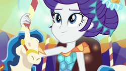 Size: 1920x1080 | Tagged: safe, imported from derpibooru, screencap, rarity, equestria girls, equestria girls series, rollercoaster of friendship, carousel dress, female, solo