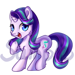 Size: 1024x1024 | Tagged: safe, artist:rikadiane, imported from derpibooru, starlight glimmer, pony, unicorn, cute, female, glimmerbetes, mare, obtrusive watermark, simple background, smiling, solo, transparent background, watermark