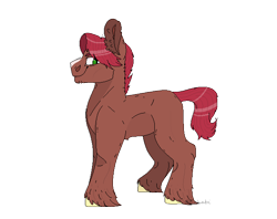 Size: 644x510 | Tagged: safe, artist:echabi, artist:joburii, imported from derpibooru, oc, oc only, oc:big buck, earth pony, pony, blaze (coat marking), coat markings, facial markings, magical gay spawn, male, offspring, parent:big macintosh, parent:caramel, parents:caramac, simple background, solo, stallion, transparent background, unshorn fetlocks