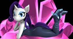 Size: 1980x1080 | Tagged: safe, artist:argos90, imported from derpibooru, rarity, anthro, equestria girls, equestria girls series, the other side, 3d, adorasexy, beautiful, bedroom eyes, bodysuit, breasts, clothes, crystal, cute, equestria girls ponified, fabulous, high heels, human pony rarity, ponified, rearity, sexy, shoes, simple background, socks, stupid sexy rarity, unitard