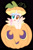 Size: 800x1216 | Tagged: safe, artist:nerdy-pony, artist:pinkiepieslollipop, imported from derpibooru, oc, oc:lullabelle, base used, cute, halloween, happy halloween, heterochromia, holiday, jack-o-lantern, ocbetes, pumkin, pumpkin