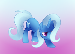 Size: 1400x1000 | Tagged: safe, artist:andromedasparkz, imported from derpibooru, trixie, pony, unicorn, female, mare, smiling, solo