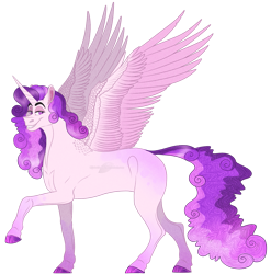 Size: 1215x1232 | Tagged: safe, artist:bijutsuyoukai, imported from derpibooru, oc, oc only, oc:gossamer meadow, alicorn, pony, female, mare, simple background, solo, transparent background