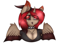 Size: 5313x4000 | Tagged: safe, artist:mimihappy99, imported from derpibooru, oc, oc only, oc:dark fire, anthro, breasts, cleavage, female, mare, simple background, solo, transparent background