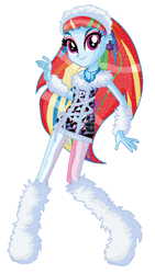 Size: 616x1096 | Tagged: safe, artist:cookiechans2, artist:lalobatchika, imported from derpibooru, rainbow dash, equestria girls, abbey bominable, abominable snowman, alternate hairstyle, barely eqg related, base used, boots, clothes, crossover, ear piercing, earring, hairstyle, headband, high heel boots, high heels, jewelry, mattel, monster high, necklace, piercing, shoes, snow monster