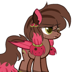 Size: 512x513 | Tagged: safe, artist:frickthepirate, deleted from derpibooru, imported from derpibooru, oc, oc:water bow, bat pony, pony, femboy, male, simple background, solo, stallion, transparent background