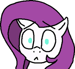 Size: 558x511 | Tagged: safe, artist:paintanon, imported from derpibooru, oc, oc only, oc:whitedusk, pony, bust, scared, solo