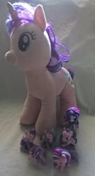 Size: 1652x3055 | Tagged: safe, artist:edhelistar, derpibooru exclusive, imported from derpibooru, starlight glimmer, pony, equestria girls, beanie, brushable, build-a-bear, clothes, cutie mark crew, doll, equestria girls minis, hat, human ponidox, irl, mcdonald's happy meal toys, multeity, photo, plushie, self paradox, self ponidox, starlight cluster, toy