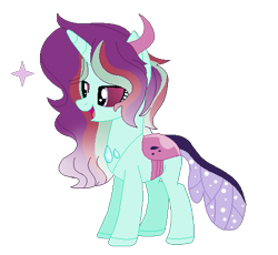 Size: 507x467 | Tagged: safe, artist:blue-versper, artist:jxst-blue, imported from derpibooru, oc, oc only, oc:viridian blaze, changepony, female, interspecies offspring, offspring, parent:starlight glimmer, parent:thorax, parents:glimax, simple background, solo, transparent background