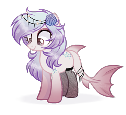 Size: 941x858 | Tagged: safe, artist:_spacemonkeyz_, imported from derpibooru, oc, oc only, oc:mermaid dreams, monster pony, original species, pony, shark pony, female, fishnets, mare, monster mare, simple background, solo, transparent background