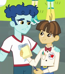 Size: 545x622 | Tagged: safe, imported from derpibooru, screencap, blueberry cake, curly winds, some blue guy, tennis match, wiz kid, all's fair in love and friendship games, equestria girls, friendship games, background human, care root, gay, male, shipping, shipping fuel, wizwinds