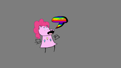 Size: 1920x1080 | Tagged: safe, imported from derpibooru, pinkie pie, anthro, drugs, poorly drawn pony