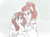 Size: 1332x982 | Tagged: safe, artist:haruhi-il, imported from derpibooru, pony, bandage, blushing, brigitte, d.va, duo, female, first aid, lesbian, mare, mekanic, overwatch, ponified, shipping, sketch, whisker markings