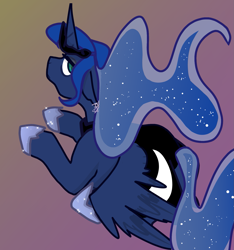 Size: 1515x1616 | Tagged: safe, artist:incapacitatedvixen, imported from derpibooru, princess luna, alicorn, pony, crown, female, hoof shoes, jewelry, looking at you, lying down, mare, princess of the night, regalia, royalty, solo