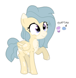 Size: 1226x1252 | Tagged: safe, artist:moonlightdisney5, artist:thatonefluffs, imported from derpibooru, oc, oc only, pegasus, pony, female, filly, magical lesbian spawn, offspring, parent:pinkie pie, parents:canon x oc, simple background, solo, transparent background