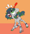 Size: 456x533 | Tagged: safe, artist:lilsunshinesam, imported from derpibooru, oc, oc only, oc:forest glade, hybrid, pony, zebra, zebracorn, zony, ear piercing, earring, exclamation point, jewelry, male, open mouth, piercing, solo, surprised