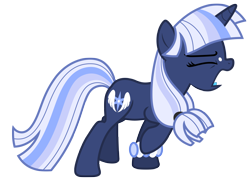 Size: 7570x5563 | Tagged: safe, artist:estories, imported from derpibooru, oc, oc only, oc:silverlay, original species, pony, unicorn, absurd resolution, female, freckles, mare, simple background, smiling, solo, transparent background, umbra pony, vector