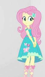 Size: 369x620 | Tagged: safe, imported from derpibooru, screencap, fluttershy, equestria girls, equestria girls series, rollercoaster of friendship, cropped, female, geode of fauna, magical geodes, solo