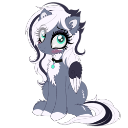 Size: 1200x1200 | Tagged: safe, artist:darkest-lunar-flower, imported from derpibooru, oc, oc only, oc:euphemia, pegasus, pony, 2019 community collab, derpibooru community collaboration, blushing, cheek fluff, chest fluff, cute, ear fluff, fluffy, simple background, solo, transparent background