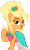 Size: 4205x7069 | Tagged: safe, artist:andoanimalia, imported from derpibooru, applejack, earth pony, pony, simple ways, absurd resolution, applejack is best facemaker, applejewel, clothes, female, freckles, lidded eyes, open mouth, simple background, solo, transparent background, vector