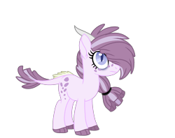 Size: 2400x1900 | Tagged: safe, artist:antiwalkercassie, imported from derpibooru, oc, oc only, oc:rose quartz, dracony, hybrid, female, interspecies offspring, offspring, parent:rarity, parent:spike, parents:sparity, simple background, solo, transparent background