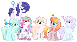 Size: 1024x571 | Tagged: safe, artist:xylenneisnotamazing, imported from derpibooru, oc, oc only, alicorn, earth pony, pegasus, pony, unicorn, female, mare, simple background, transparent background