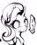 Size: 750x885 | Tagged: safe, artist:tohupo, imported from derpibooru, starlight glimmer, pony, unicorn, crying, female, monochrome, solo