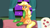 Size: 1280x720 | Tagged: safe, artist:jbond, imported from derpibooru, applejack, earth pony, pony, bed, bedroom, blushing, clothes, cute, female, mare, on bed, pillow, shy, sitting, socks, solo, striped socks