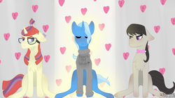 Size: 3920x2205 | Tagged: safe, artist:littlegreybunny, imported from derpibooru, moondancer, octavia melody, trixie, pony