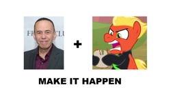 Size: 1368x765 | Tagged: safe, imported from derpibooru, short fuse, pony, the washouts (episode), exploitable meme, gilbert gottfried, make it happen, meme, the washouts