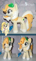 Size: 1544x2622 | Tagged: safe, artist:lanacraft, imported from derpibooru, oc, oc only, oc:radler, earth pony, pony, female, irl, mare, photo, plushie, solo, standing