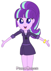 Size: 617x868 | Tagged: safe, artist:doroshll, imported from derpibooru, starlight glimmer, equestria girls, clothes, equal sign, female, jewelry, necklace, s5 starlight, simple background, skirt, solo, transparent background