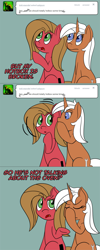 Size: 960x2402 | Tagged: safe, artist:faithlessrurouni, imported from derpibooru, silver spanner, oc, oc:pun, earth pony, pony, ask pun, ask, female, mare, pun