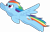 Size: 4839x3110 | Tagged: safe, artist:thisismyvectorin, imported from derpibooru, rainbow dash, pegasus, pony, female, flying, simple background, solo, transparent background, vector