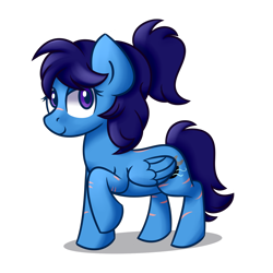 Size: 1500x1500 | Tagged: safe, artist:daromius, imported from derpibooru, oc, oc only, oc:slip stream, pegasus, pony, female, mare, scar, simple background, solo, transparent background