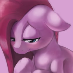 Size: 1536x1536 | Tagged: safe, artist:kurogewapony, imported from derpibooru, pinkie pie, pony, female, mare, pinkamena diane pie, sad, solo