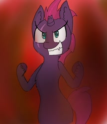 Size: 636x741 | Tagged: safe, artist:eeveelutionlova, artist:princessmuffinart, imported from derpibooru, fizzlepop berrytwist, tempest shadow, pony, unicorn, my little pony: the movie