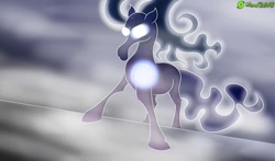 Size: 960x564 | Tagged: safe, artist:9987neondraws, imported from derpibooru, pony, windigo, glowing eyes, solo