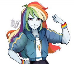 Size: 1080x941 | Tagged: safe, artist:princeivythefirst, imported from derpibooru, rainbow dash, equestria girls, equestria girls series, confident, female, geode of super speed, magical geodes, solo