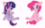 Size: 2304x1440 | Tagged: safe, artist:blueeye, artist:pupil, imported from derpibooru, pinkie pie, twilight sparkle, alicorn, earth pony, pony, book, duo, duo female, female, mare, twilight sparkle (alicorn)
