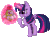 Size: 228x169 | Tagged: safe, artist:tkitten16, imported from derpibooru, twilight sparkle, twilight sparkle (alicorn), alicorn, pony, animated, crossover, duo, fawfulcopter, female, floating, gif, magic, mario & luigi, mario & luigi: bowser's inside story, pixel art, simple background, solo, super mario bros., telekinesis, transparent background